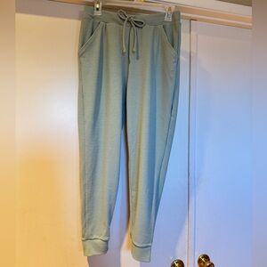 Tommy John Zen waffle knit Joggers in Lily Pad size Small